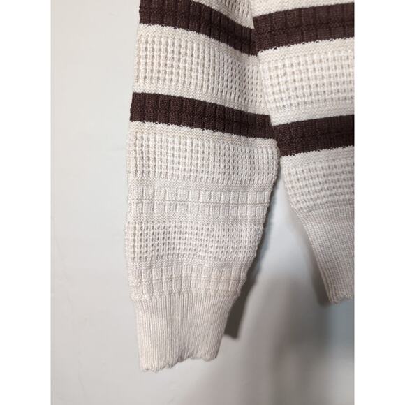 V FOR CITY Cardigan Women Knit Tweed Winter Chunky Size Small (487) - Picture 2 of 9